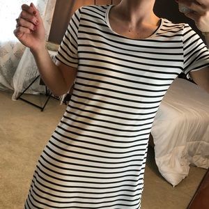 Striped T-shirt dress